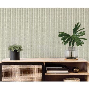 Bordó Geometrikus Vinyl Tapéta 