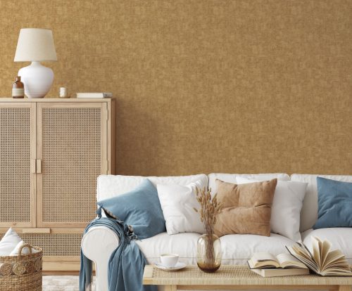 Narancssárga Naturál Vinyl Tapéta 