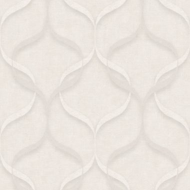 Fehér Geometrikus Vinyl Tapéta 