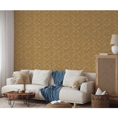 Bézs Geometrikus Tapéta 