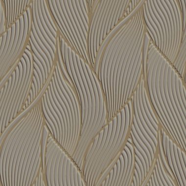 Barna Levél Vinyl Trussardi Tapéta 