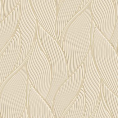 Bézs Levél Vinyl Trussardi Tapéta 