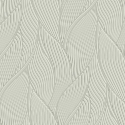 Szürke Levél Vinyl Trussardi Tapéta 