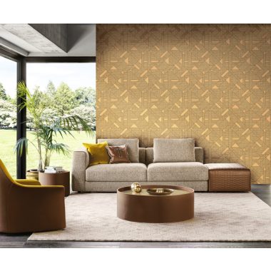 Arany Geometrikus Vinyl Trussardi Tapéta 