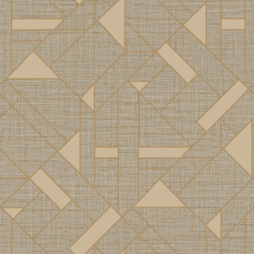 Barna Geometrikus Vinyl Trussardi Tapéta 
