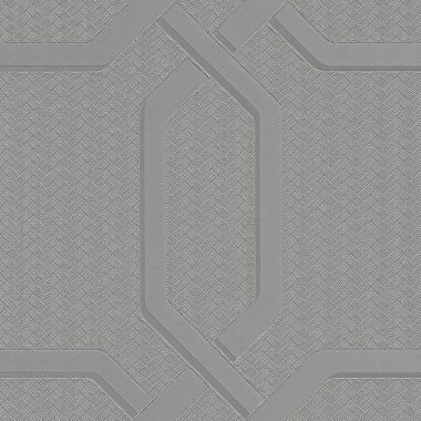 Szürke Geometrikus Vinyl Tapéta 