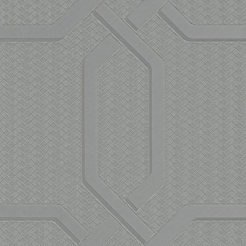 Szürke Geometrikus Vinyl Tapéta 