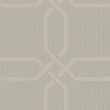 Bézs Geometrikus Vinyl Tapéta 