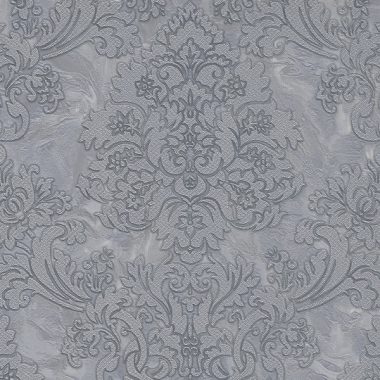 Szürke Barokk Vinyl Tapéta 