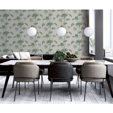 Barna Levél Vinyl Tapéta 