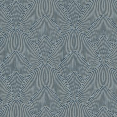 Kék Geometrikus Vinyl Tapéta 