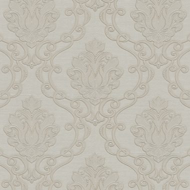 Szürke Barokk Vinyl Tapéta 
