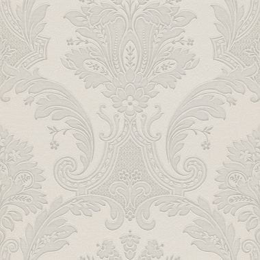 Szürke Barokk Vinyl Tapéta 