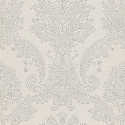 Szürke Barokk Vinyl Tapéta 