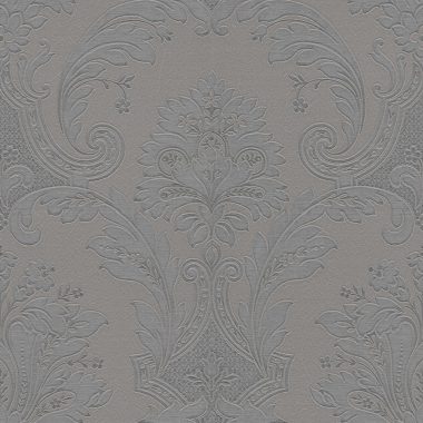 Szürke Barokk Vinyl Tapéta 