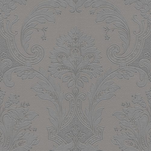 Szürke Barokk Vinyl Tapéta 