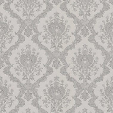 Szürke Barokk Vinyl Tapéta 