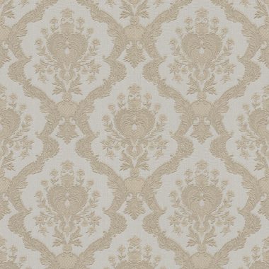 Bézs Barokk Vinyl Tapéta 