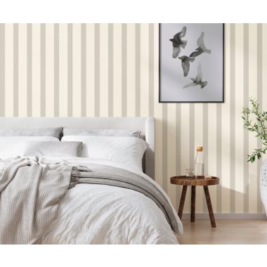 Barna Geometrikus Vinyl Tapéta 