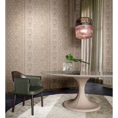 Bézs Klasszikus Vinyl Trussardi Tapéta 