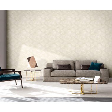 Szürke Geometrikus Vinyl Trussardi Tapéta 