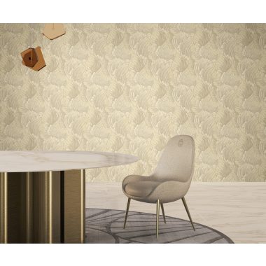 Fehér Naturál Vinyl Elie Saab Tapéta 