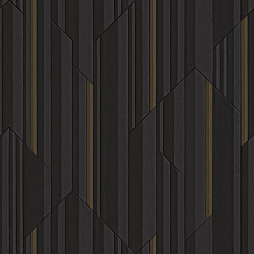 Fekete Geometrikus Vinyl Elie Saab Tapéta 