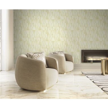 Zöld Geometrikus Vinyl Elie Saab Tapéta 