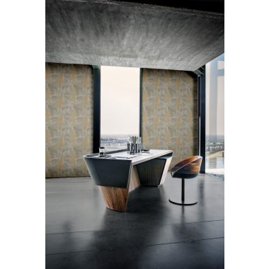 Bézs Geometrikus Vinyl Lamborghini Tapéta 