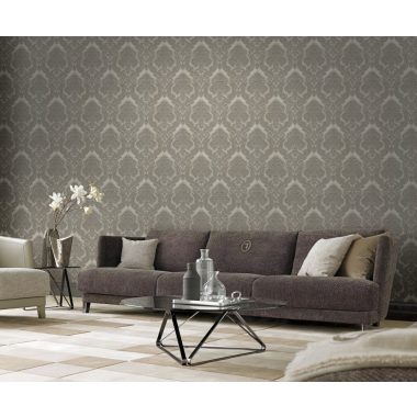 Fehér Barokk Vinyl Trussardi Tapéta 