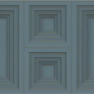 Türkiz Geometrikus Vinyl Trussardi Tapéta 