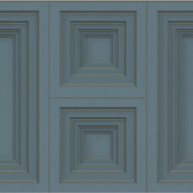 Türkiz Geometrikus Vinyl Trussardi Tapéta 