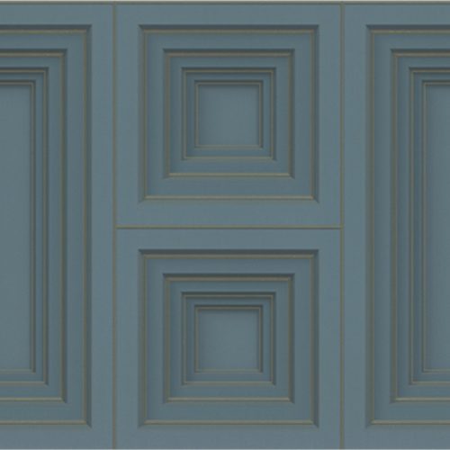 Türkiz Geometrikus Vinyl Trussardi Tapéta 