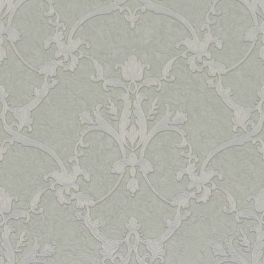 Fehér Barokk Vinyl Trussardi Tapéta 
