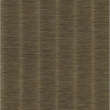   Csíkos natúr, növényi rost mintás tapéta matt étcsokoládé színben