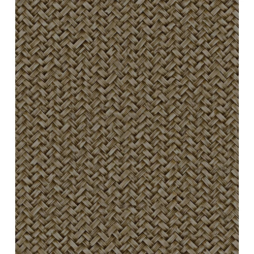 Rattan chevron szőttes tapéta enyhén fényes étcsokoládé színben