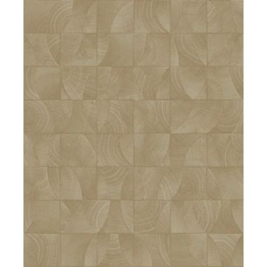 Bézs, fakocka mozaik mintás minimalista stílusú tapéta