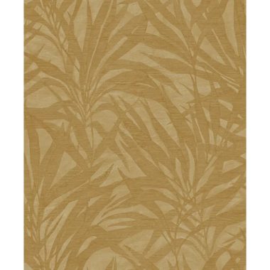   Arany bambuszleveles  vinyl tapéta selyem hatású szőttes alapon