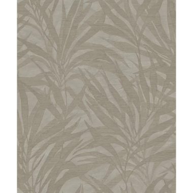   Ekrü bambuszleveles  vinyl tapéta selyem hatású szőttes alapon