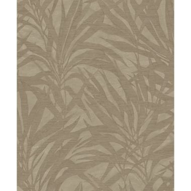   Drapp bambuszleveles  vinyl tapéta selyem hatású szőttes alapon