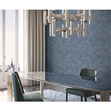 Kék Modern Vinyl Elie Saab Tapéta 