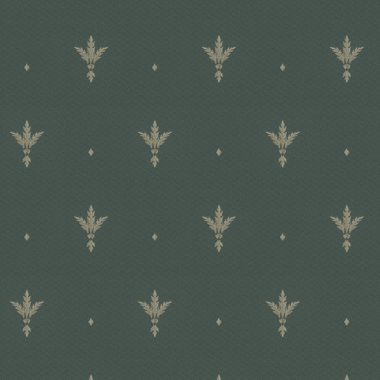 Zöld Klasszikus Vinyl Tapéta 