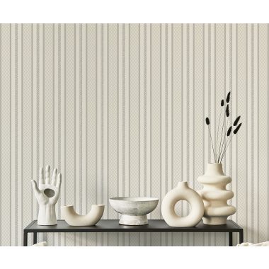 Zöld Geometrikus Vinyl Tapéta 