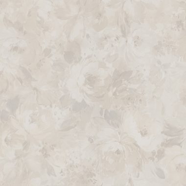 Bézs Virág Vinyl Tapéta 