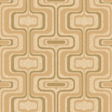 Zöld Geometrikus Vinyl Tapéta 