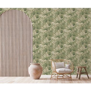 Zöld Levél Vinyl Tapéta 