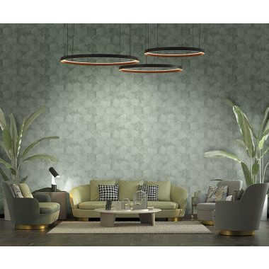 Rózsaszín Geometrikus Vinyl Philipp Plein Tapéta 