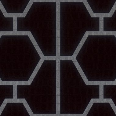 Fekete Geometrikus Vinyl Philipp Plein Tapéta 