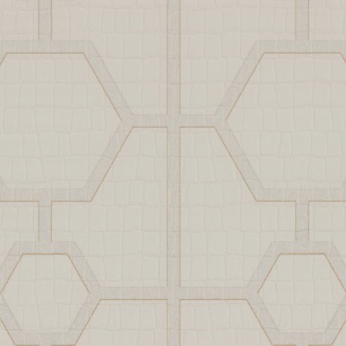 Fehér Geometrikus Vinyl Philipp Plein Tapéta 