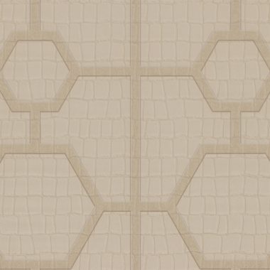 Bézs Geometrikus Vinyl Philipp Plein Tapéta 